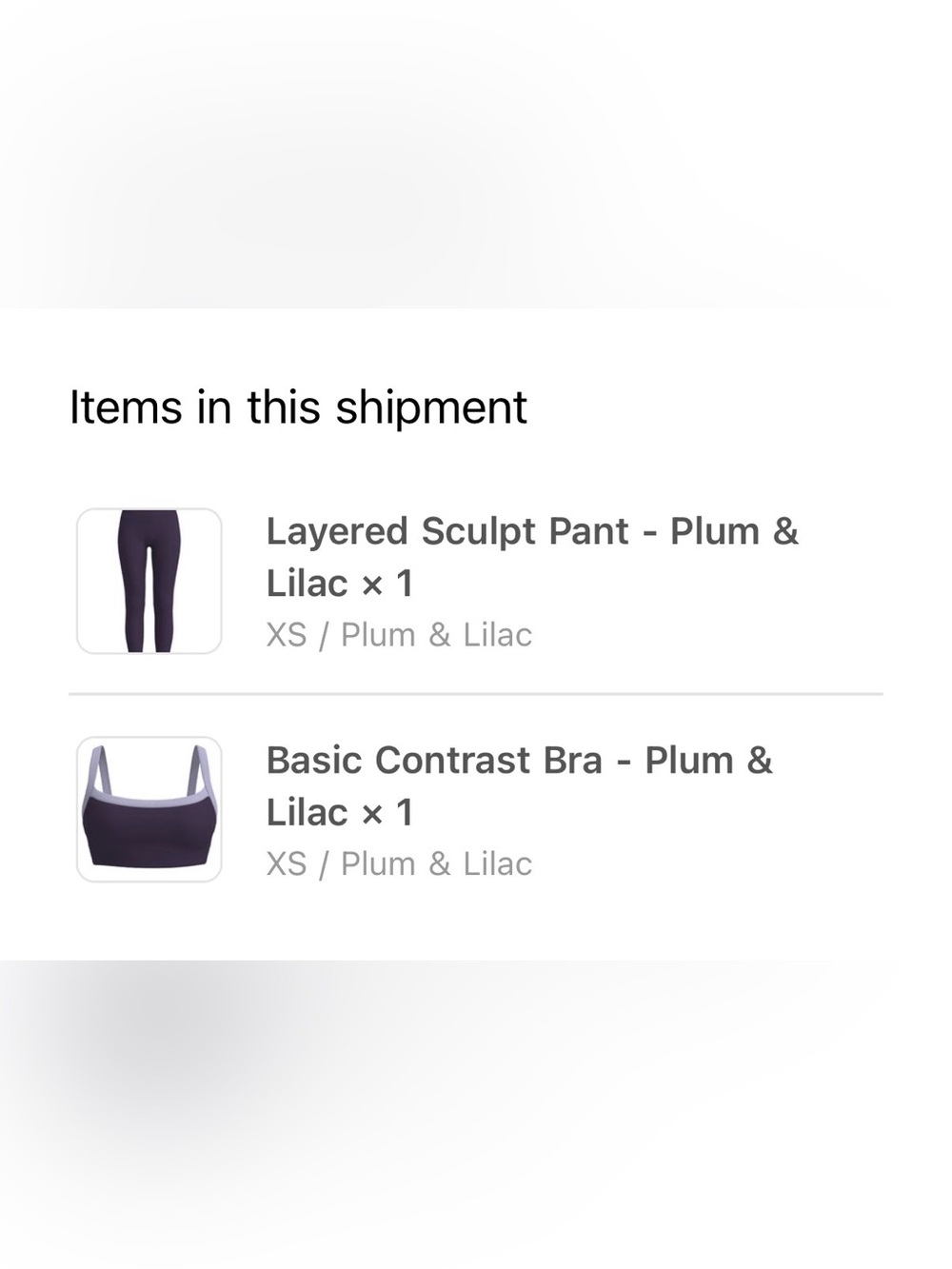 🦄 LIAISON THE LABEL: PLUM AND LILAC SET XS - Picture 4 of 4